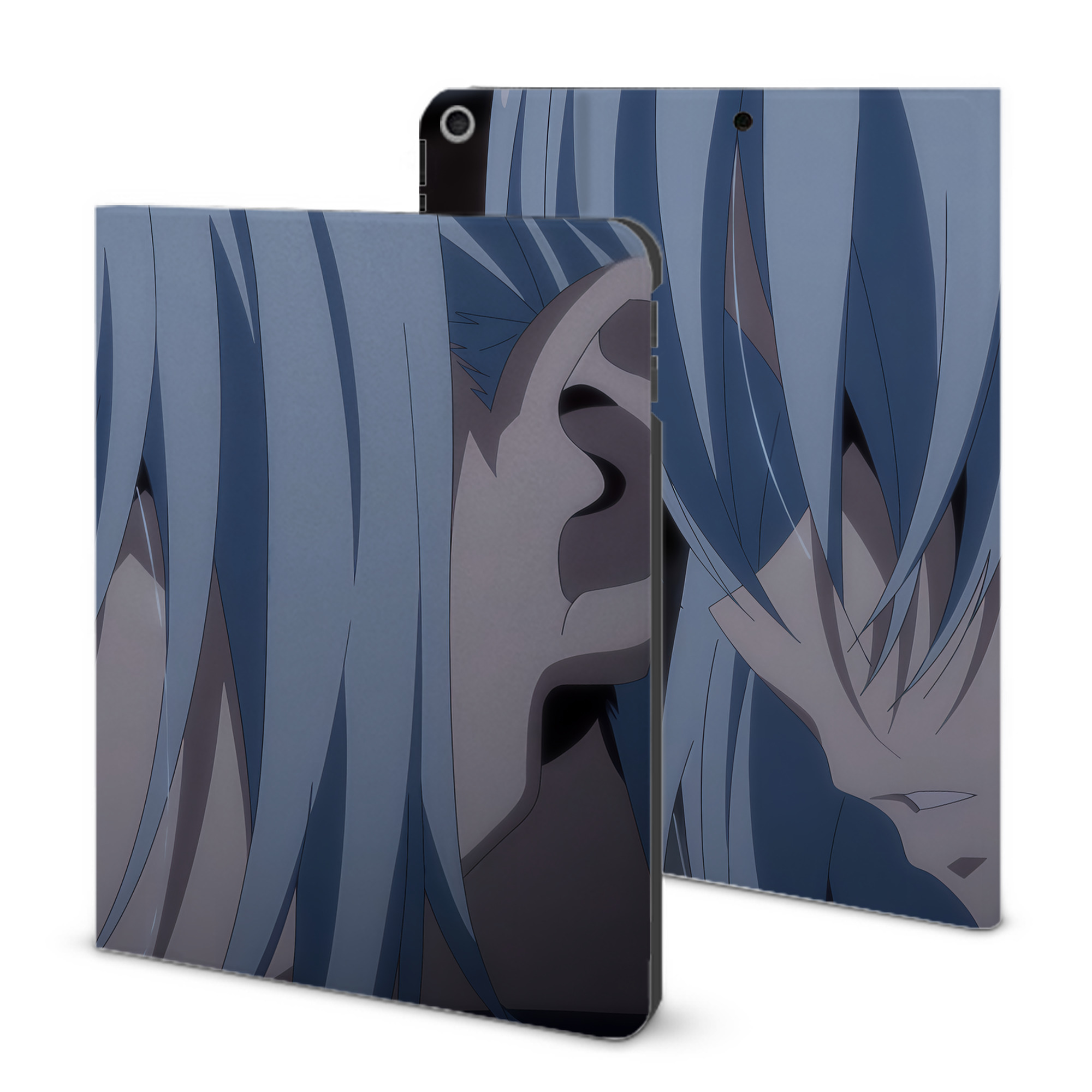 （画像用） 転スラ Regarding Reincarnated to Slime IPad ケース ブック型 PUレザー TPU 耐衝撃 軽量 薄型 ペン収納なし 全面保護 IPad 各モデル対応